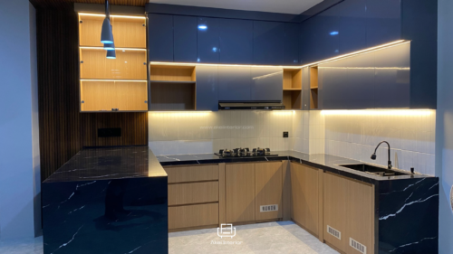 Pengerjaan Kitchen Set Modern Kontemporer – Bapak Joko